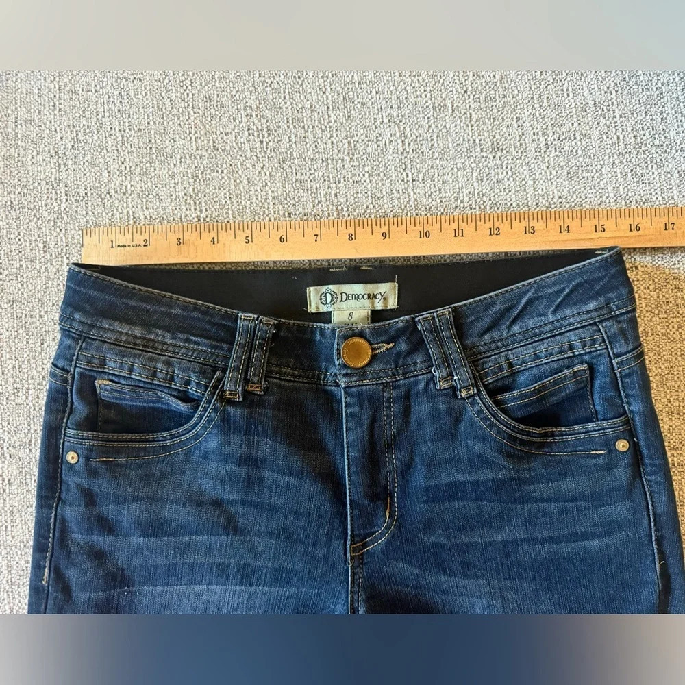 Democracy “Ab” Technology Blue Jeans Sz 8 - Picture 10 of 11